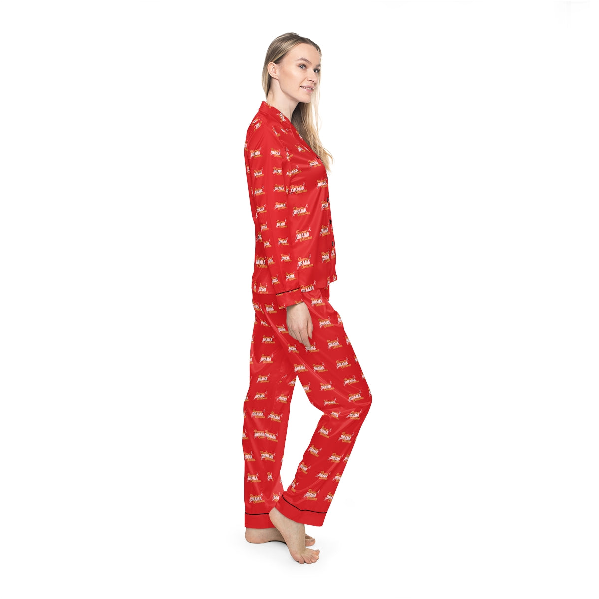 RomaDrama Christmas Satin Pajamas