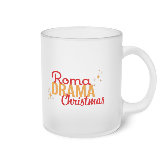 RomaDrama Christmas Frosted Glass Mug